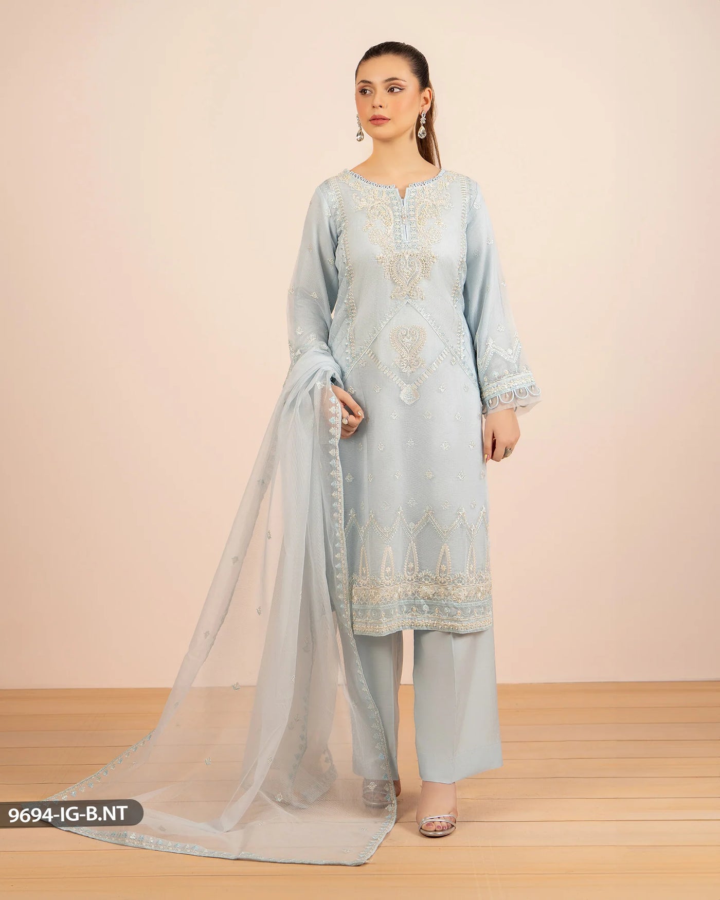 3 Piece Net Suit | 9694-IG-B.NET