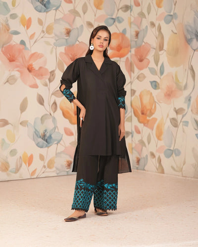 2-Piece Ready-to-Wear Cotton Suit | 17076-IG-CT