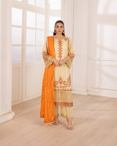 3-PIECE READY-TO-WEAR CAMBRIC SUIT | 2260-AF-K.CT