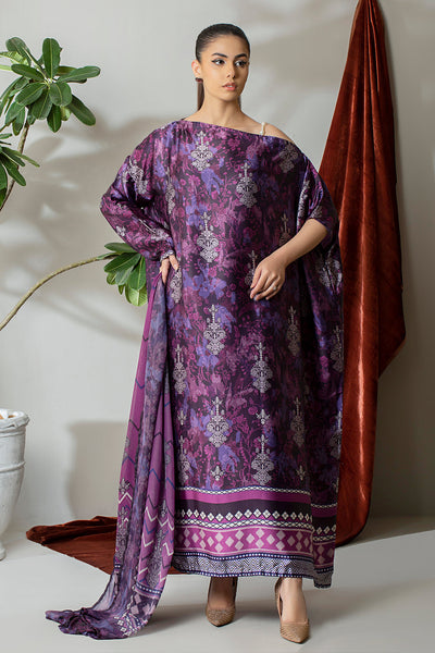 3 Piece – Digitally Printed Silk – 8290